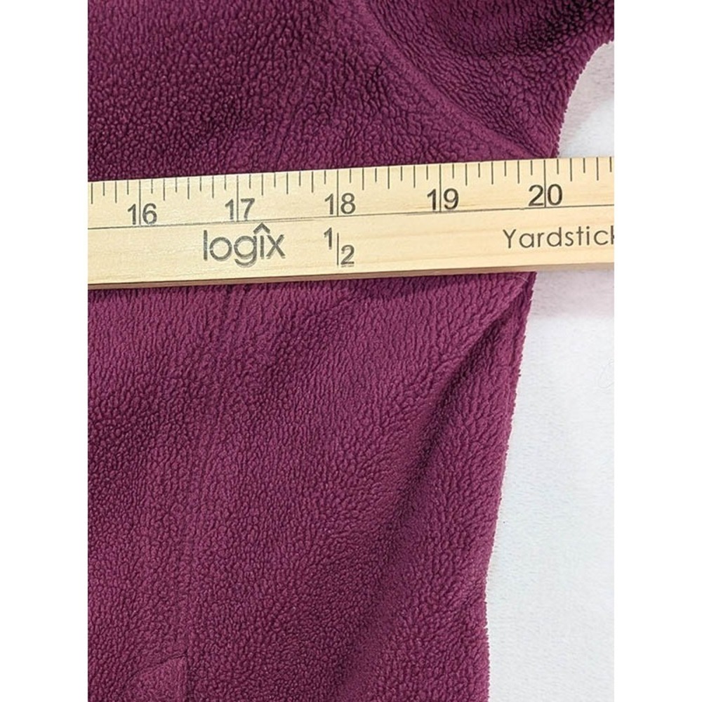 Columbia Full Zip Fleece Jacket Womens M Pink Cabincore Granola Girl Athleisure - Picture 7 of 11